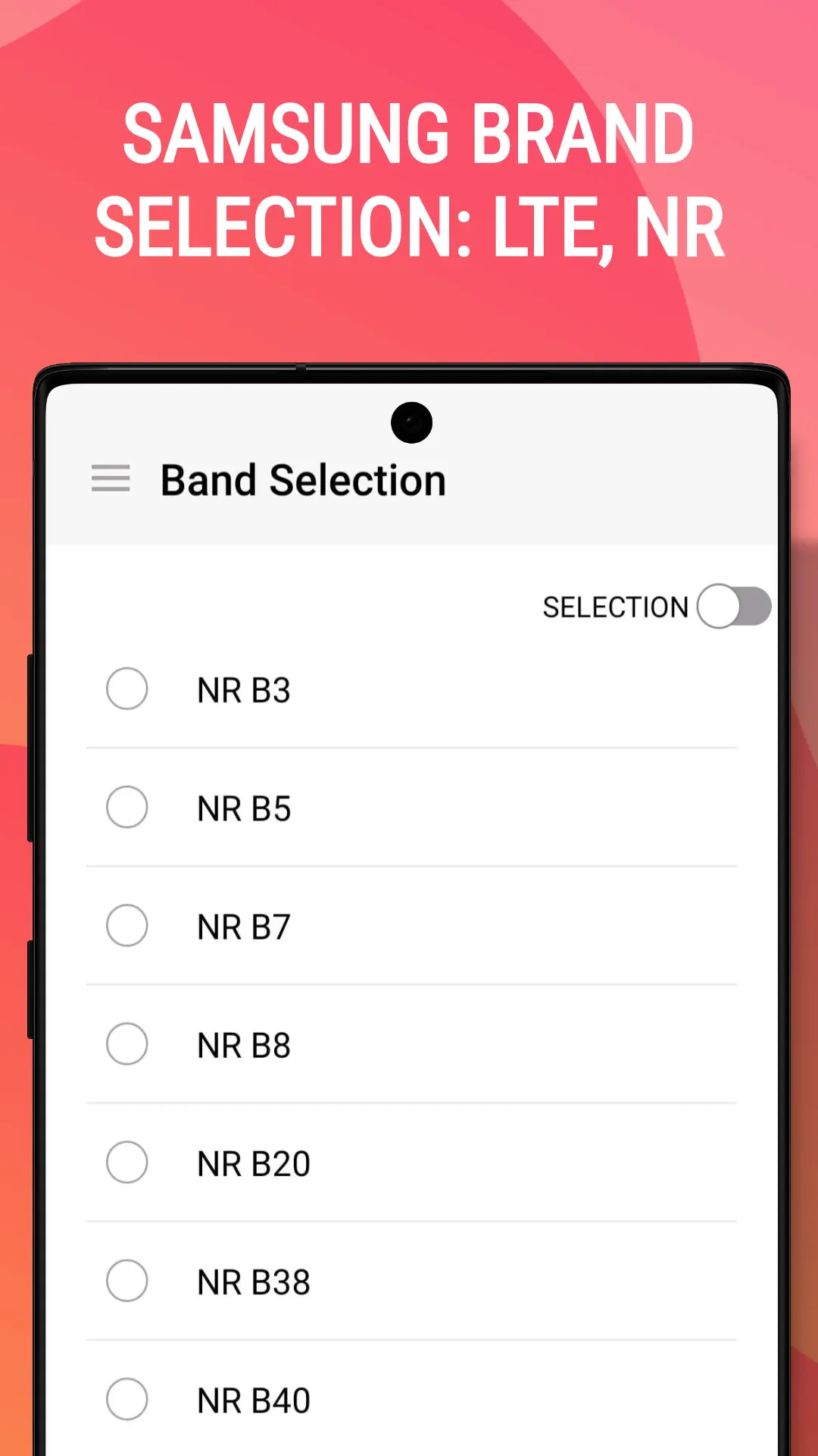 5G LTE Enabler screenshot