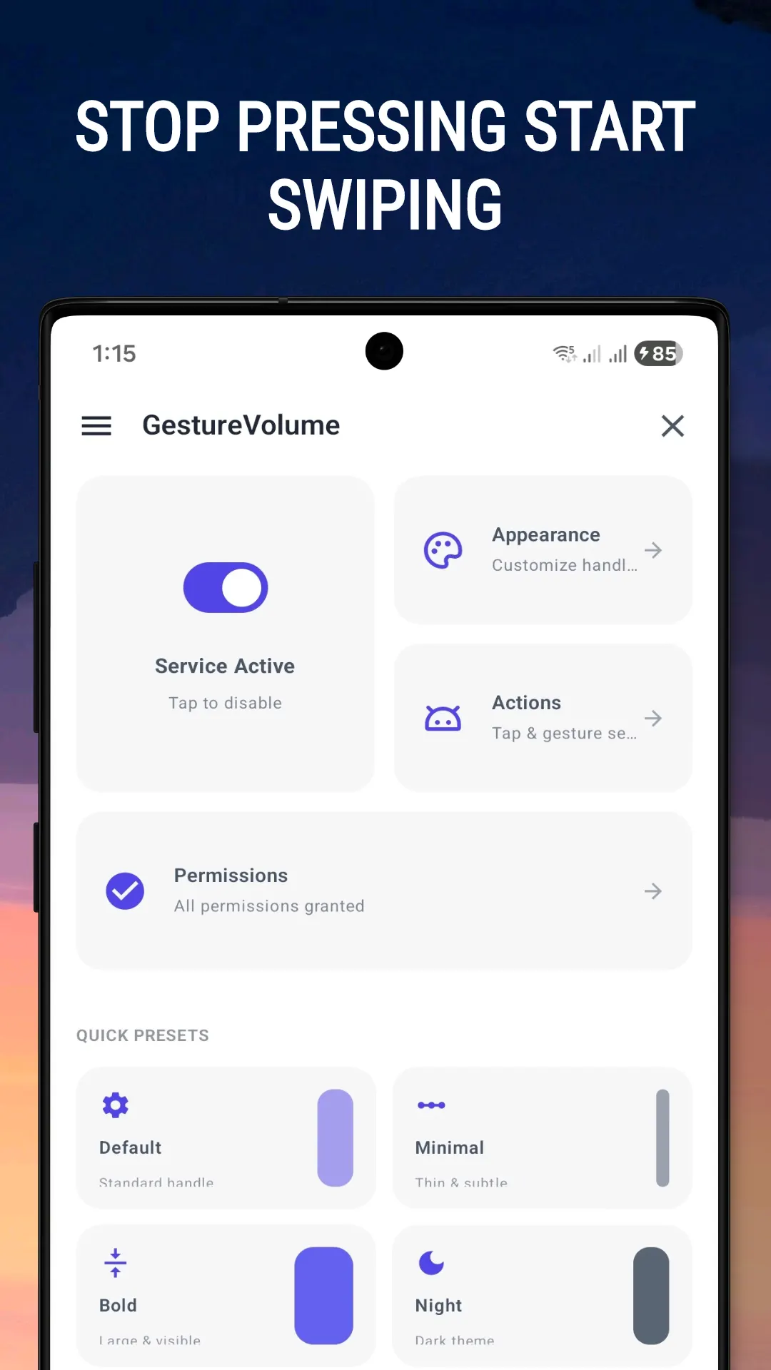 Gesture Volume screenshot