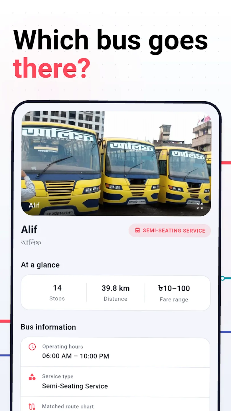 Smart Route BD: Bus & Metro screenshot 2