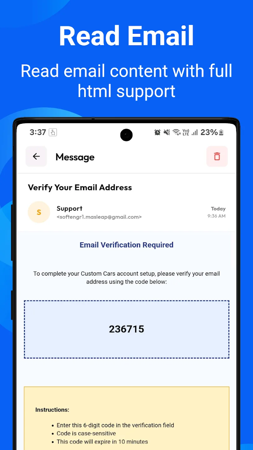 Temp Mail — Disposable Email screenshot 2