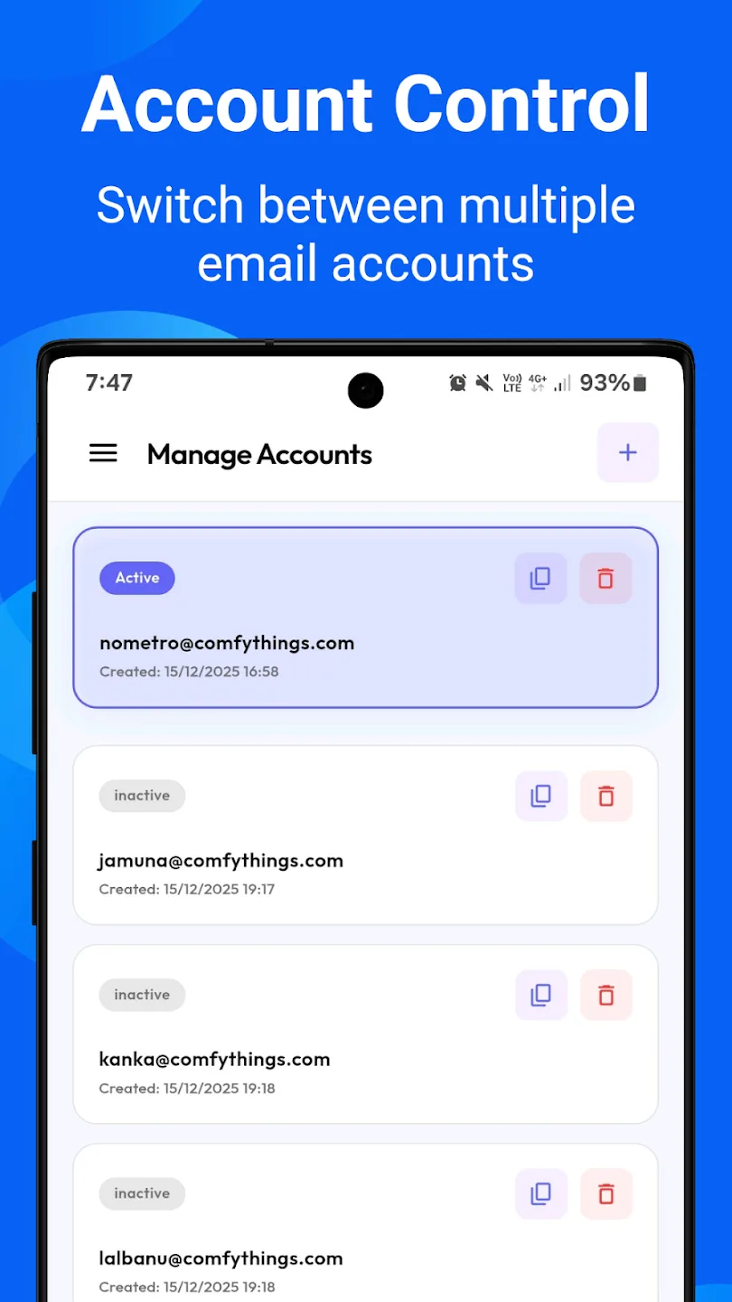 Temp Mail — Disposable Email screenshot 5