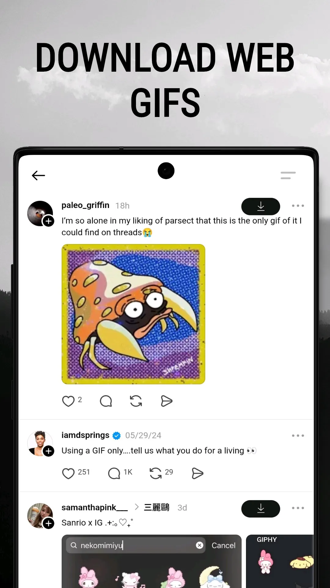 Threads Video Downloader screenshot